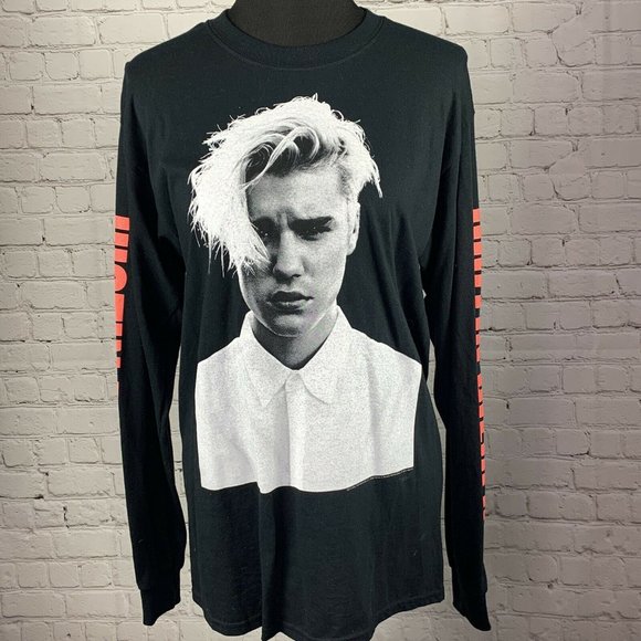 Gildan | Tops | Justin Bieber T Shirt Purpose Tour Size M Long 